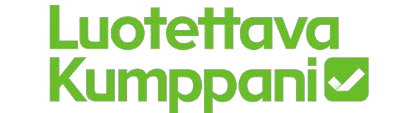 Luotettava kumppani logo